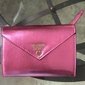 New Metallic pink clutch